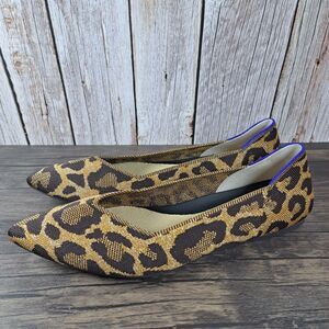 Rothy's The Point II Metallic Cat Ballet Flats Women's Sz 10.5 (NWOB) RARE